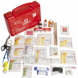 Workplace First Aid Kit Large - Plastic Box Wall Mounted - 155 Components - SJF P2 - St Johns First Aid Kit