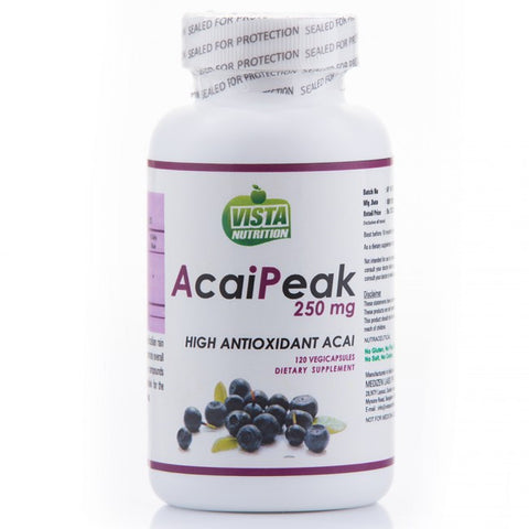 vista nutrition acaipeak 250 mg- 120 capsules