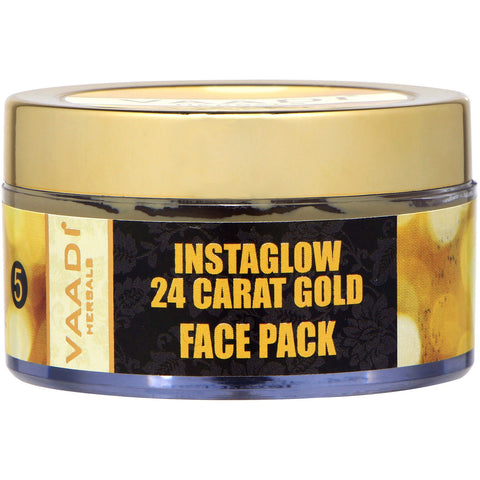 24 Carat Gold Face Pack - Vitamin-E & Lemon Peel