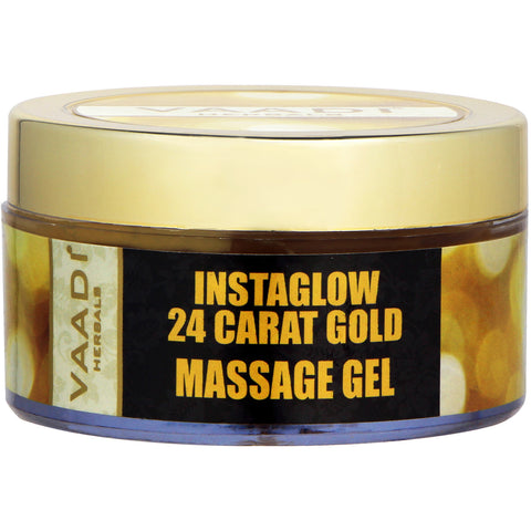 24 Carat Gold Massage Gel - 24 carat Gold Dust & Grape Seed Extract