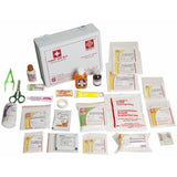 Burn Care First Aid Kit - Plastic Box Medium Handy - White - 44 Components - SJF BK - ST Johns First Aid Kit 