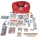 Family First Aid Kit Small - Nylon 6 Pocket Bag -79 Components - SJF F1 - St Johns First Aid Kit 