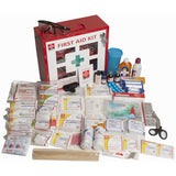 Industrial First Aid Kit Large - Metal Box Wall Counted With Acrylic Door  - 168 Components  - SJF M3 - St Johns First Aid Kit 