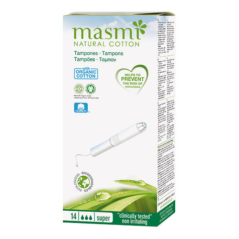 Masmi Organic Tampons - Applicator Super 14s