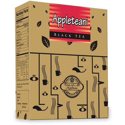 Black Tea - Appleteani Pack of 2 - Apple Flavor