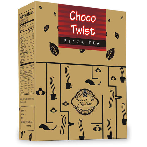 Black Tea - Choco Twist Pack of 2 - Chocolate & Masala Taste