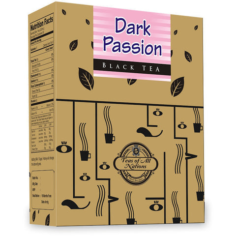 Black Tea - Dark Passion Pack of 2 - Rose Flavor