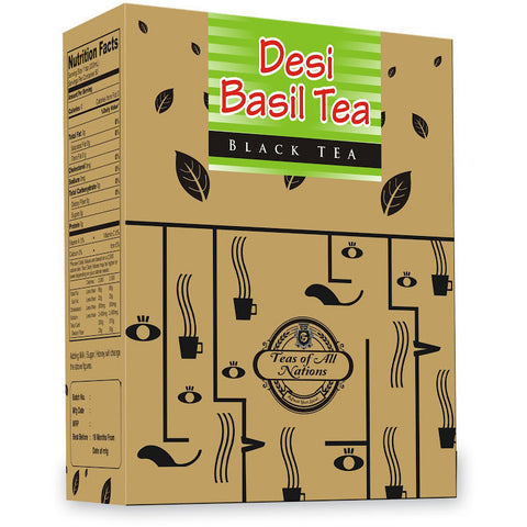 Black Tea - Desi Basil Tea Pack of 2 - Tulsi