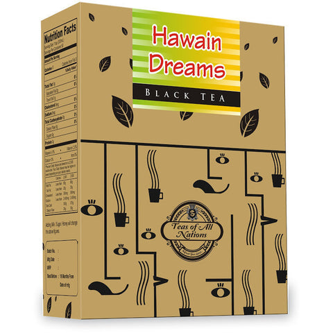 Black Tea - Hawaiin Dreams Pack of 2 - Pineapple Flavor