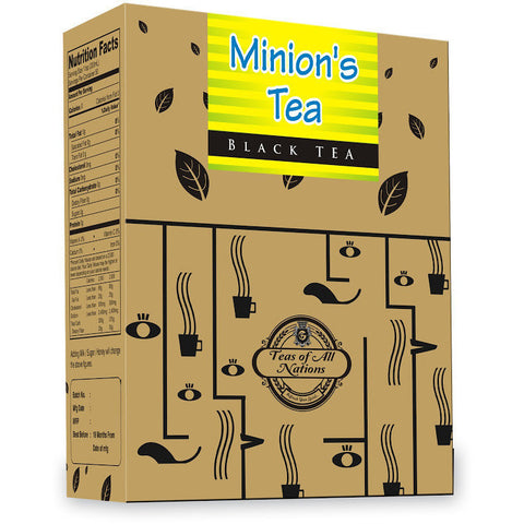 Black Tea - Minion's Tea Pack of 2 - Banana Flavor