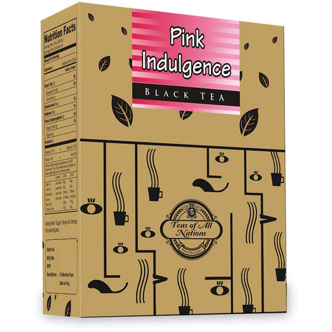 Black Tea - Pink Indulgence Pack of 2 - Strawberry Flavor