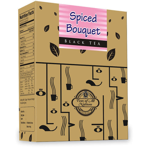 Black Tea - Spiced Bouquet Pack of 2 - Rose & Masala Taste