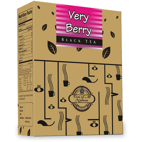 Black Tea - Very Berry  Pack of 2 - Raspberry Flavor