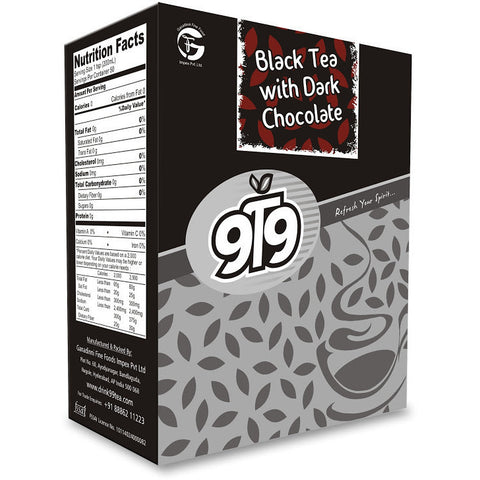 Black Tea with Dark Chocolate Bits - Pack of 3 - 300 Gms