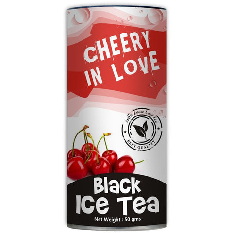 Cheery in Love - Ice Tea with Red Cherry Flavor - Loose Leaf - Set of 2