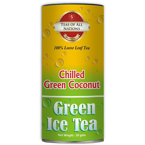 Chilled Green Coconut - Green Tea Ice Coconut Taste - Loose Leaf - Set of 2