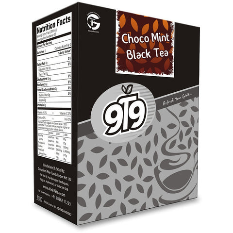 Choco Mint Black Tea - Pack of 3 - 300 Gms