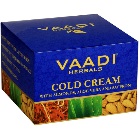 Cold Cream with Almond Oil, Aloe Vera & Saffron