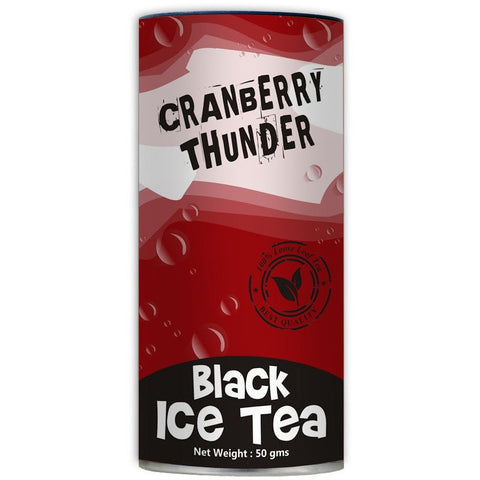 Cranberry Thunder - Ice Black Tea with Cranberry Flavor - Loose Leaf - Set of 2