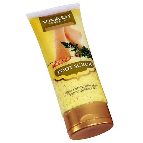 Foot Scrub with Fenugreek & Lemongrass Oil