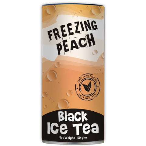 Freezing Peach - Ice Black Ice Tea with Peach Flavor - Loose Leaf - Set of 2