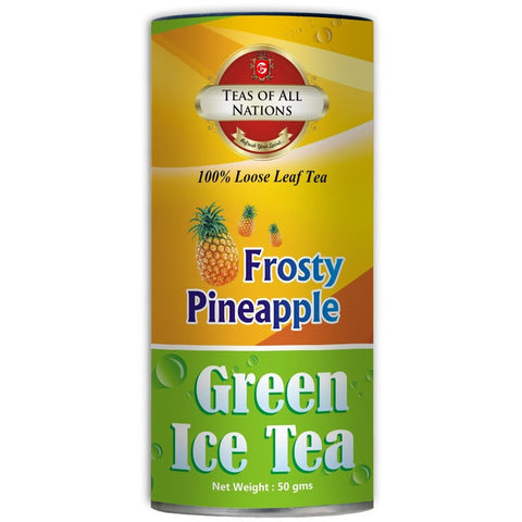 Frosty Pineapple - Green Tea Ice Pineapple Taste - Loose Leaf - Set of 2