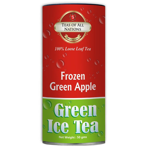 Frozen Green Apple - Ice Green Tea with Apple Taste - Loose Leaf - Set of 2