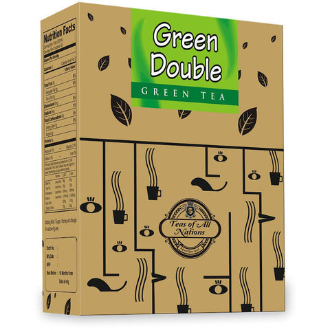 Green Tea - Green Double - Tulsi Flakes - Pack of 2