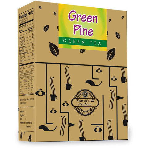 Green Tea - Green Pine - Pineapple Taste - Pack of 2