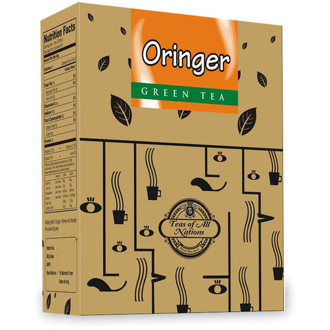 Green Tea - Oringer -Orange Taste  - Pack of 2