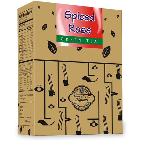 Green Tea - Spiced Rose  - Pack of 2