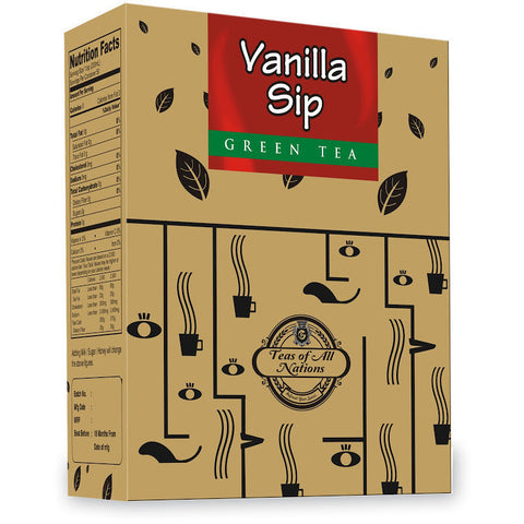 Green Tea - Vanilla Sip  - Pack of 2