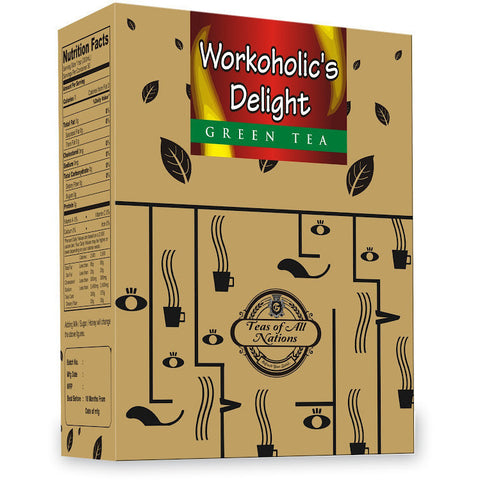 Green Tea - Workoholic's Delight - Masala & Chocolate Taste - Pack of 2