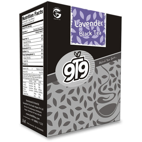 Lavender Black Tea - Pack of 3 - 300 Gms