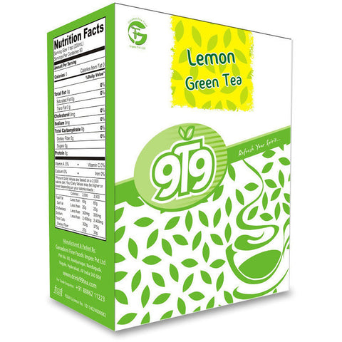Lemon Green Tea - Pack of 3 - 300 Gms