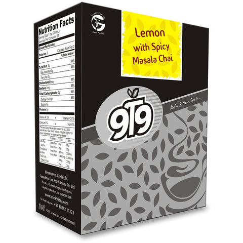 Lemon with Spicy Masala Chai - Pack of 3 - 300 Gms
