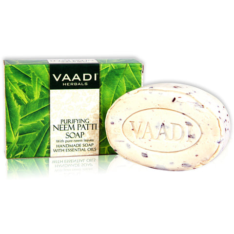 Neem Patti Soap - Contains pure Neem leaves