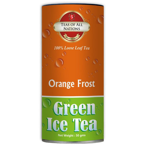 Orange Frost - Green Tea Ice with Orange Peel - Loose Leaf - Set of 2