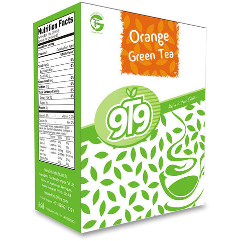Orange Green Tea - Pack of 3 - 300 Gms