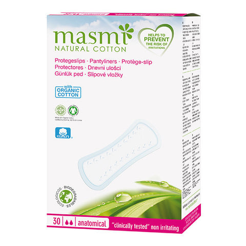 Masmi Organic Pantyliner- Anatomical 30s