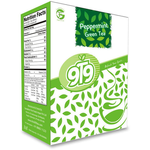 Peppermint Green Tea - Pack of 3 - 300 Gms