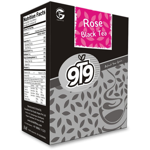 Rose Black Tea - Pack of 3 - 300 Gms