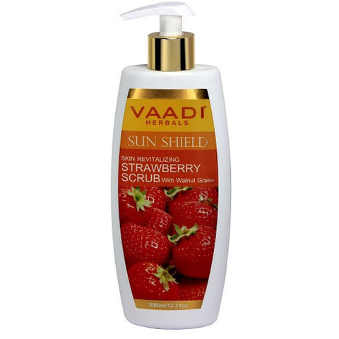 STRAWBERRY SCRUB LOTION with Walnut Grains