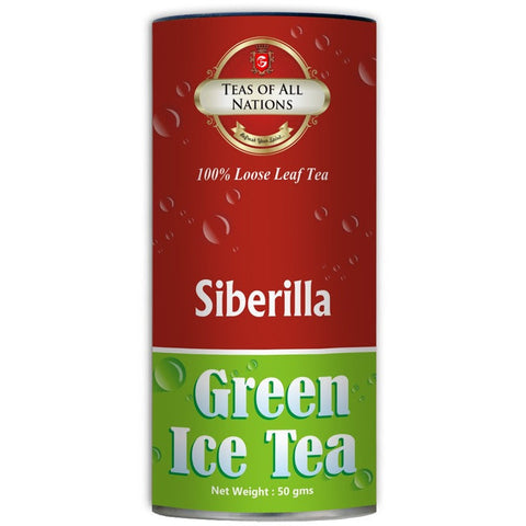 Siberilla  - Green Tea Ice with Vanilla Taste - Loose Leaf - Set of 2