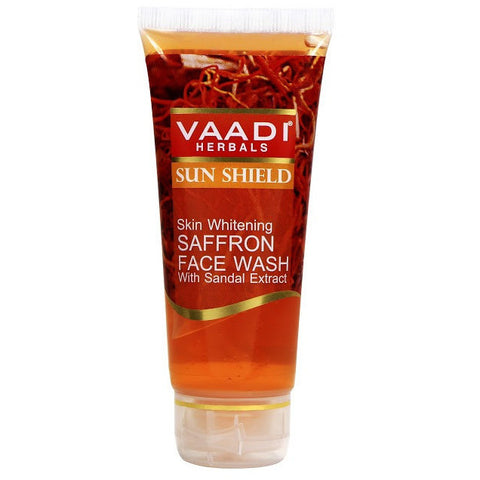 Skin Whitening SAFFRON FACE WASH with Sandal extract