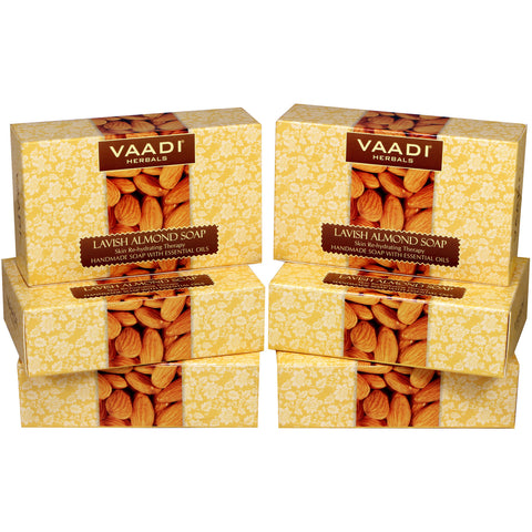 Super Value Pack of 6 Lavish Almond Soap