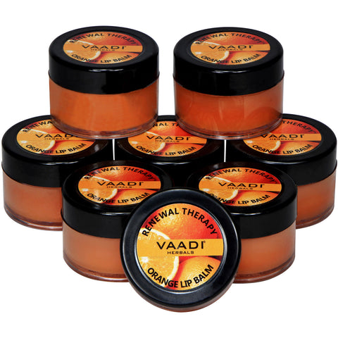 Super Value Pack of 8 Lip Balm – Orange & Shea Butter (6 + 2 FREE)