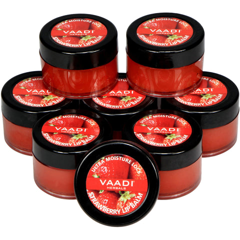 Super Value Pack of 8 Lip Balm – Strawberry & Honey (6 + 2 FREE)