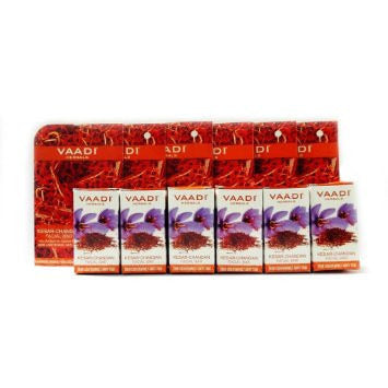 Super Value Pack of Kesar Chandan Facial Bars with Extract of Orange Peel (5+1)