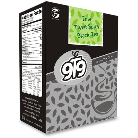 Thai Twist with Spice Black Tea - Pack of 3 - 300 Gms